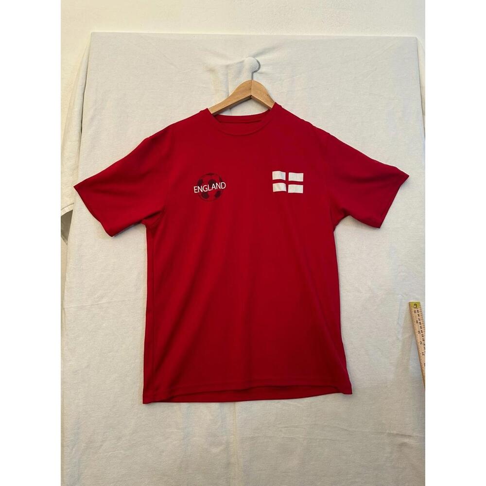 Vintage England 2010 World Cup Soccer Jersey  #10 Wayne Rooney - Red Fan Shirt L